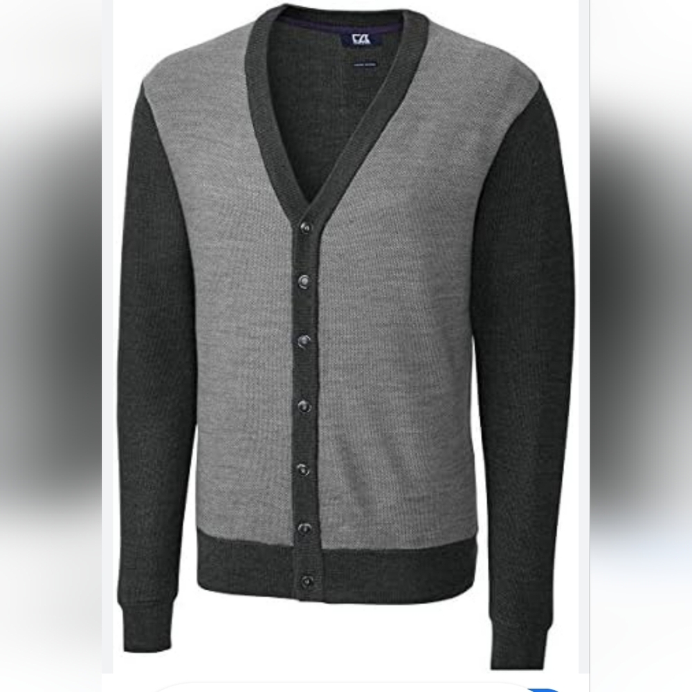 4xl black and grey cardigan